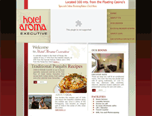 Tablet Screenshot of hotelaromagoa.com